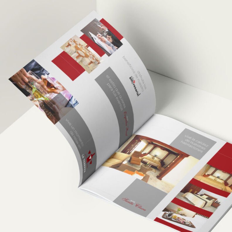 Brochure del Hotel Buena Vista, diseñado por Galanés Agencia de Comunicación.