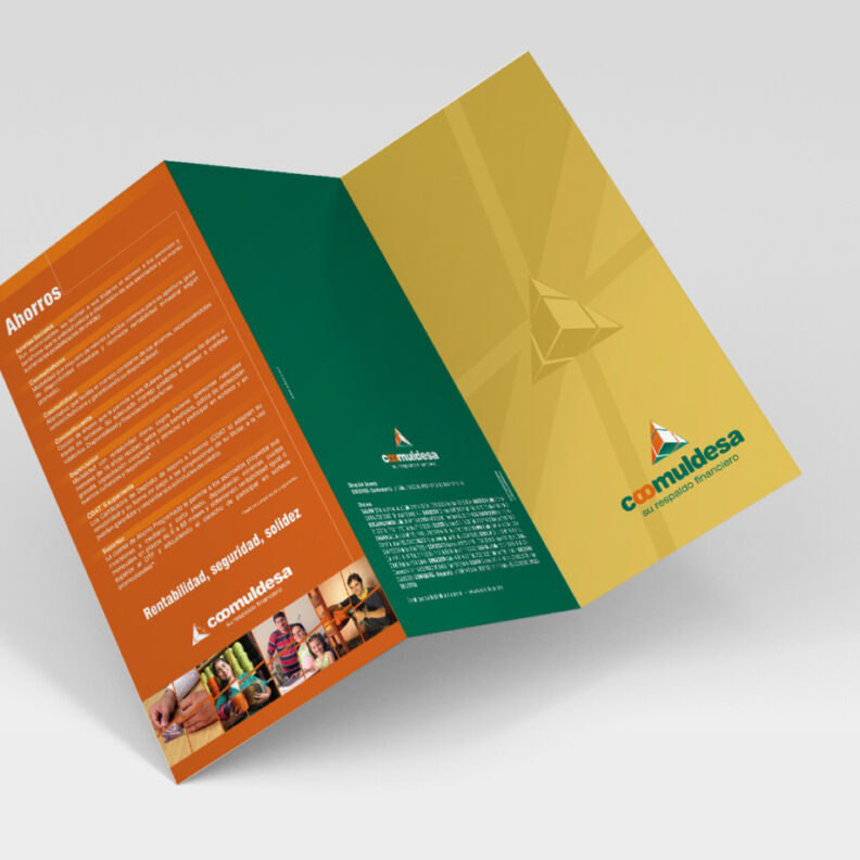 Coomuldesa Diseño de aplicaciones de marca por Galanés Agencia de Comunicación