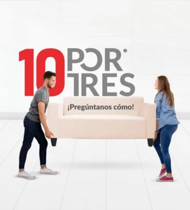 Campaña 10 POR TRES - Grupo Domus- por - Galanés Agencia de Comunicación